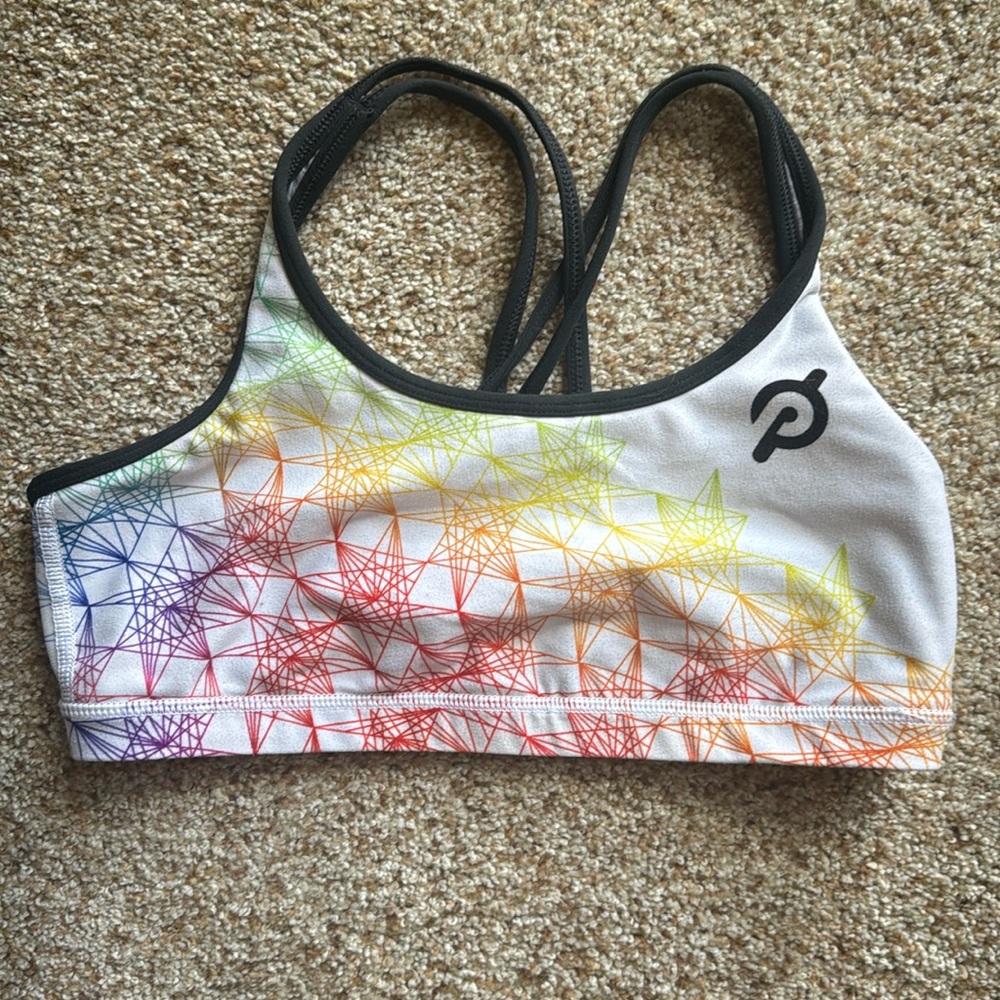 Peloton Pride Prism Bra Medium